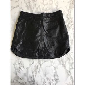 Faux Leather skirt